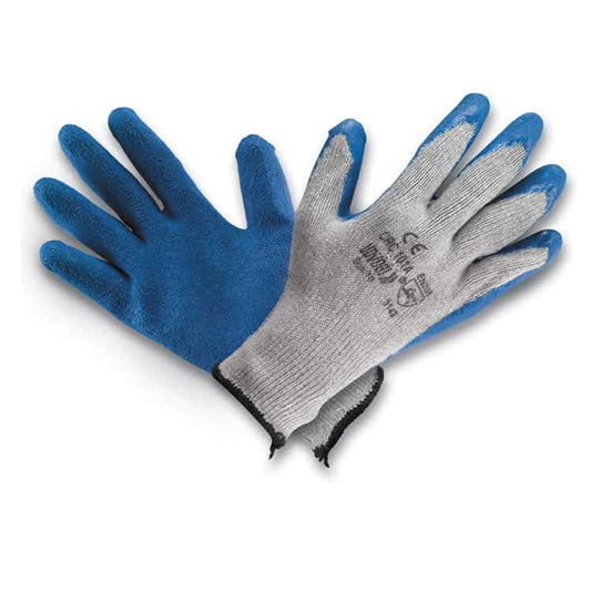 Udyogi CRC 101 A (Polycotton Liner Palm Crinkled Latex Coating) Safety Glove (Pack of 100)