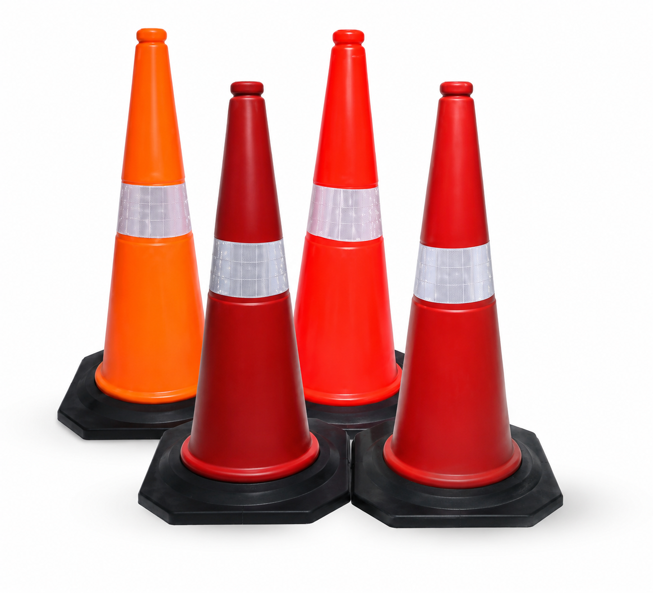Traffic Safety Cone 750mm Semi ( Pack of 10 Pcs)
