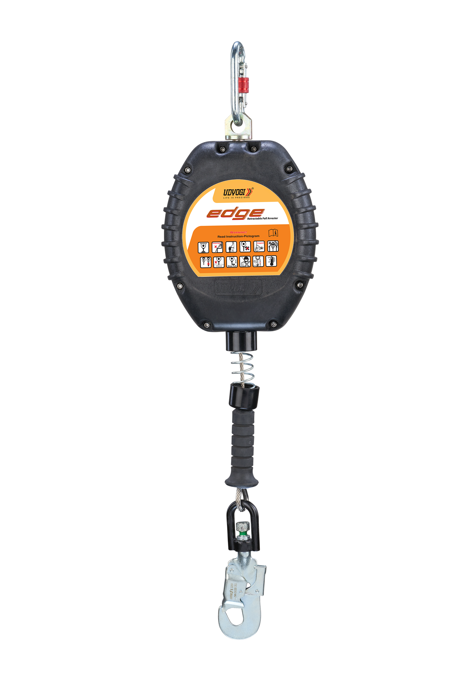 Udyogi Edge Fall Arrester Retractable Block - 12 Meters