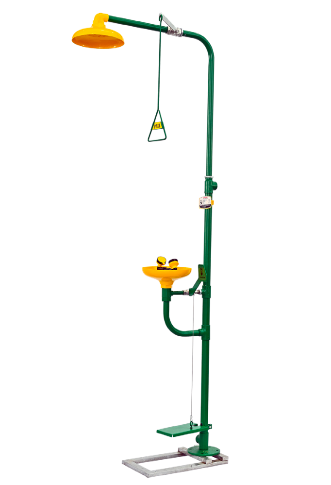Udyogi Safety Shower and Eyewash with Pedal 6250 GI