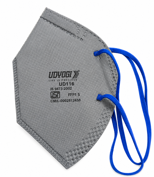 Udyogi Foreman UD116 FFP1 Flat Fold Disposable Respirator Mask (Pack of 100)