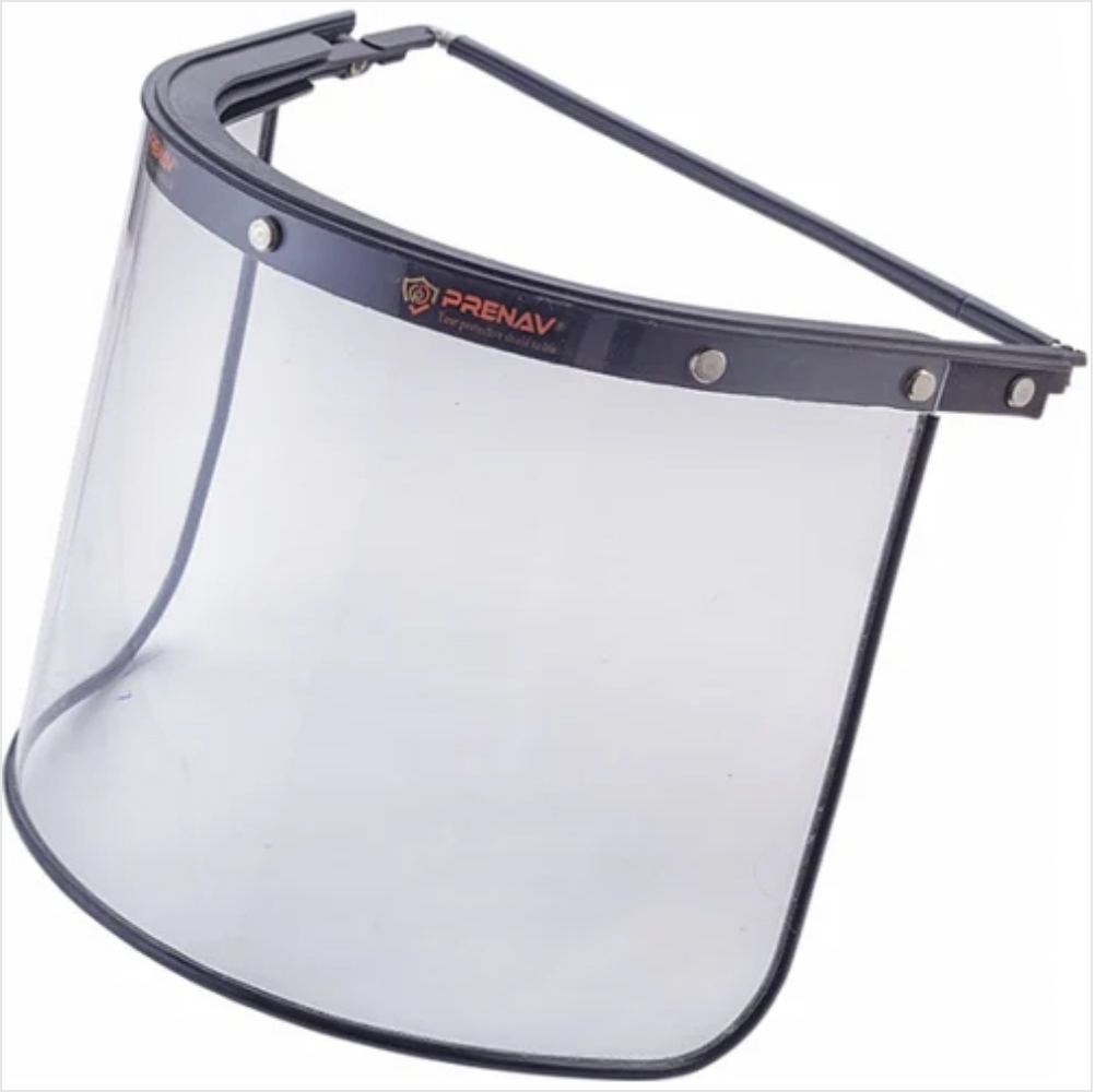 Safety Face Shield Spring Type ( Attach to any Safety Helmet) – Shree ...