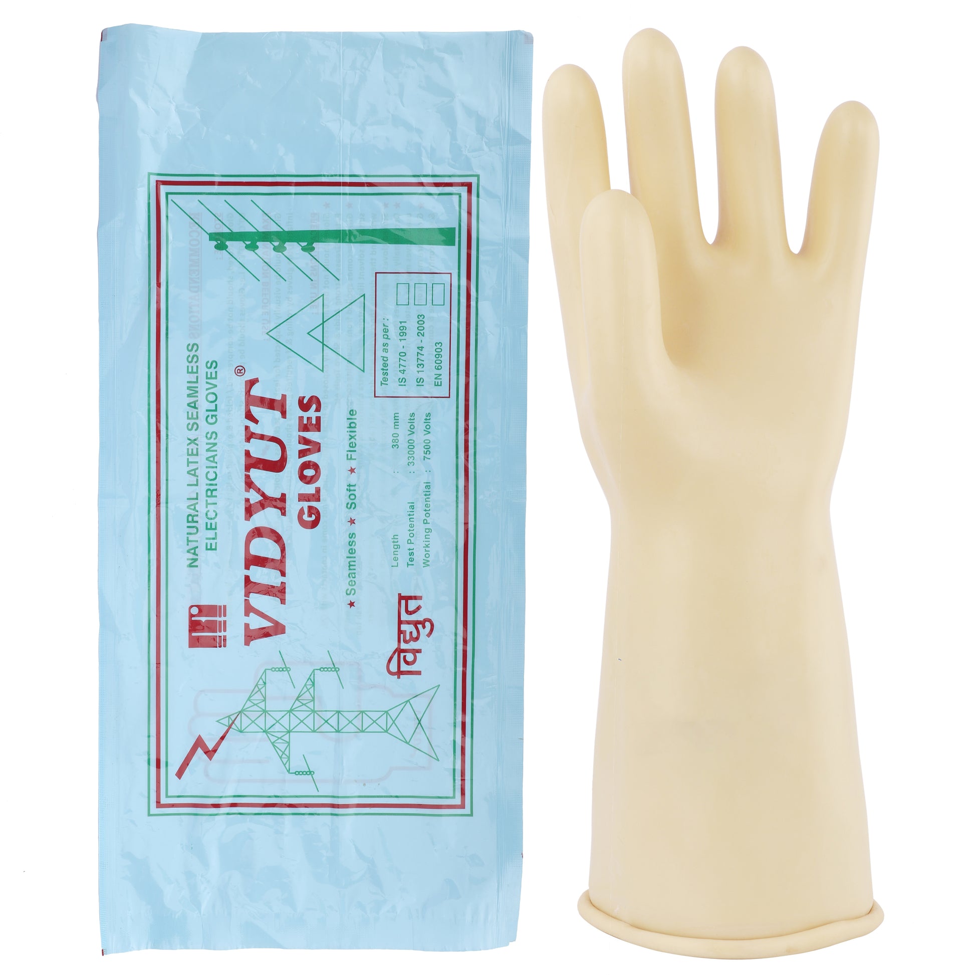 Electrical Hand Electrical Safety Gloves 440v Electrical Hand Gloves