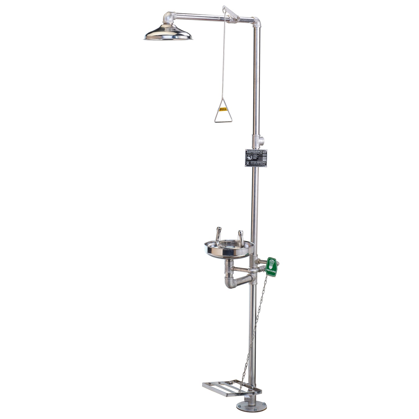 Udyogi Safety Shower and Eyewash with Pedal 6250 SS